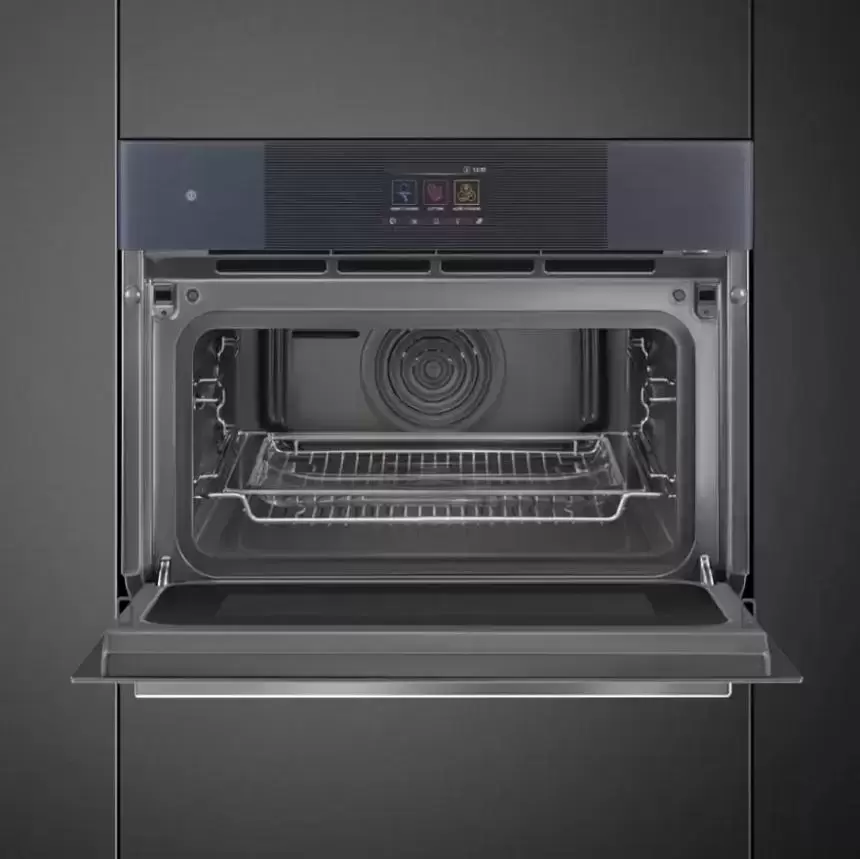 Компактный духовой шкаф с пароваркой шкаф Smeg SO4104APG