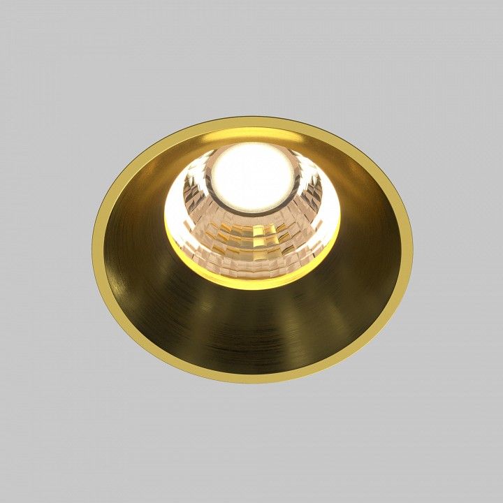 Встраиваемый светильник Maytoni Technical Раунд DL058-7W3K-TRS-BS