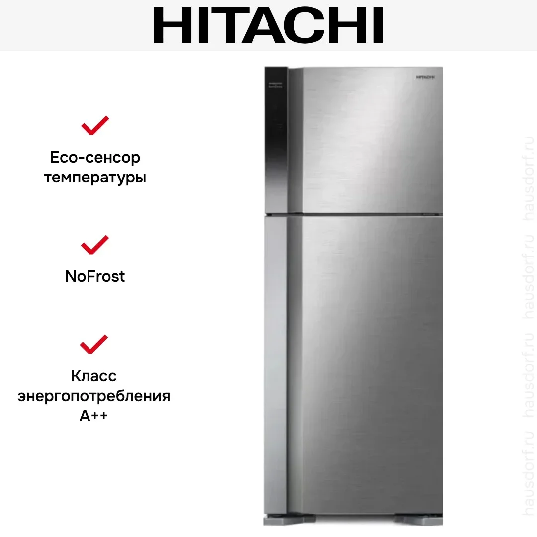 Холодильник Hitachi HRTN7489DFBSLCS