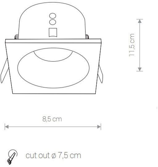 Встраиваемый светильник Nowodvorski Delta 8370