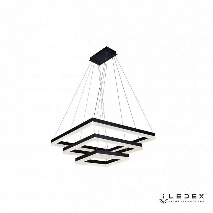 Подвесной светильник iLedex Twins D0319-3 (400x600x800) BK