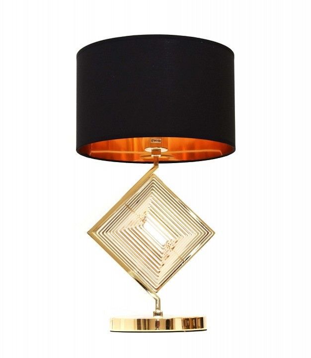 Настольная лампа декоративная LUMINA DECO Fabi LDT 5529 F.GD+BK