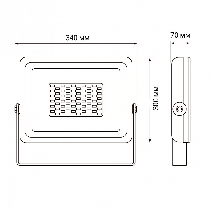 Настенно-потолочный прожектор Jazzway  PFL-SС-150W 6500K IP65