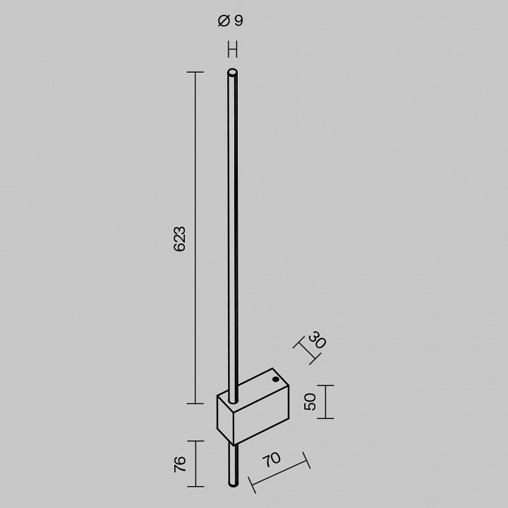 Бра Maytoni Technical Pars C070WL-L6W3K