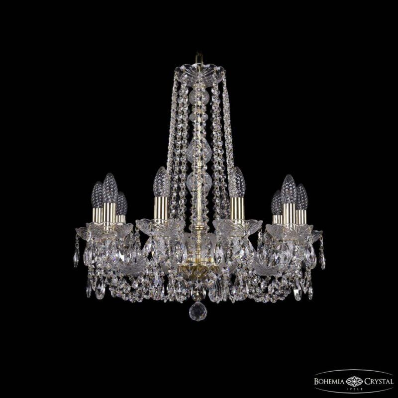 Подвесная люстра Bohemia Ivele Crystal 1402 1402/10/195/h-58 G