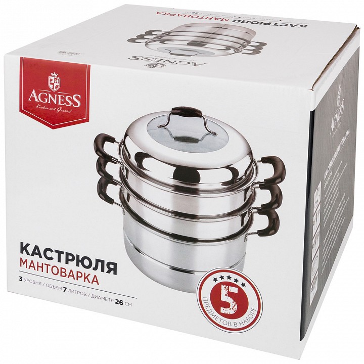 Мантоварка (7 л) Agness 933 933-001