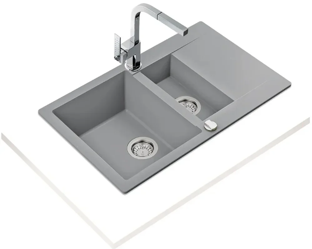 Мойка Teka CLIVO 60 B-TQ ALUGRAUMETALLIC