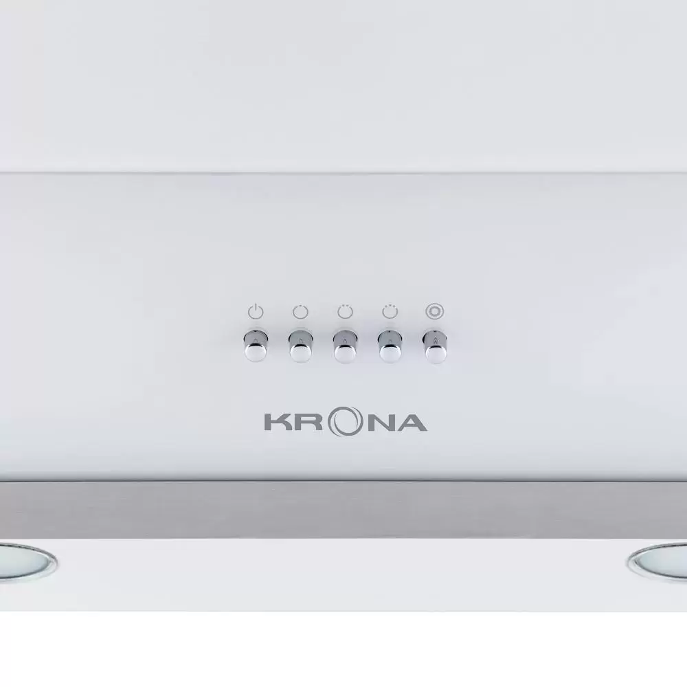 Вытяжка KRONA IRIDA 600 white push button