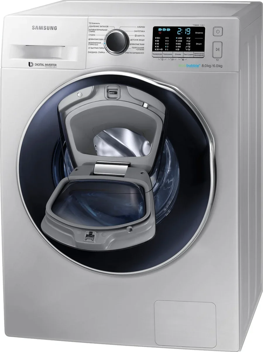 Стирально-сушильная машина Samsung WD 80K5410 OS AddWash