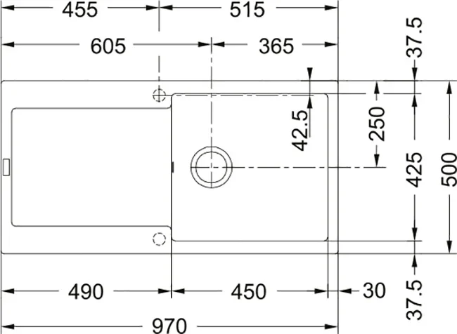 Мойка Franke MRG 611-L сахара