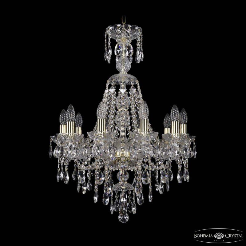 Подвесная люстра Bohemia Ivele Crystal 1415 1415/10/200/XL-76 G