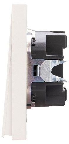 Выключатель двухклавишный с подсветкой без рамки Kranz STRONG KR-78-0714-4