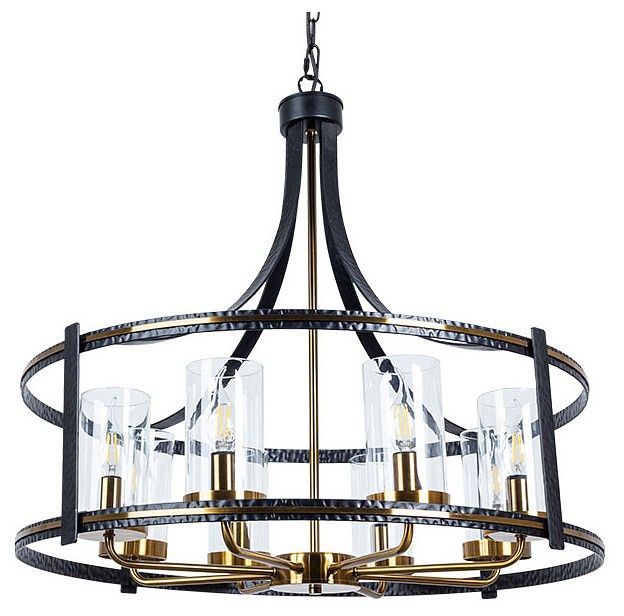 Подвесная люстра Arte Lamp Avior A7011SP-8BK