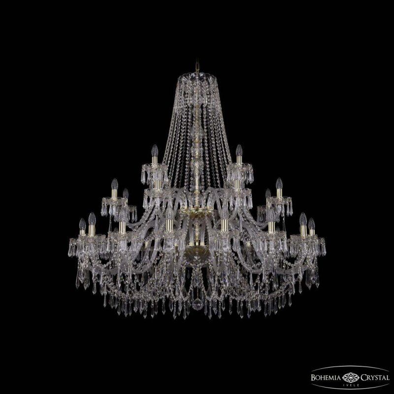 Подвесная люстра Bohemia Ivele Crystal 1403 1403/16+8+4/460/2d G