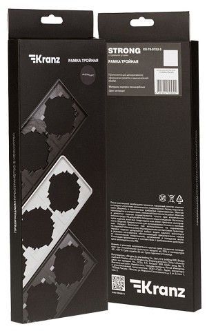 Рамка на 3 поста Kranz STRONG KR-78-0753-5