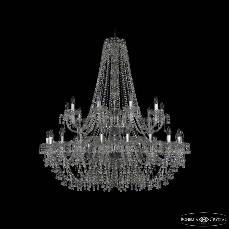 Подвесная люстра Bohemia Ivele Crystal 1410 1410/20+10/400/2d Ni V0300