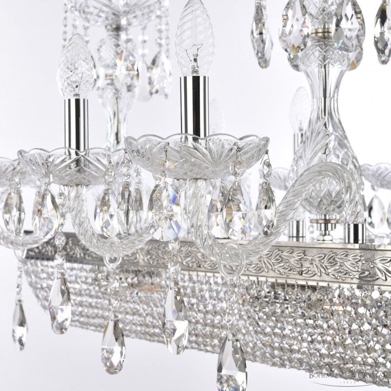 Подвесная люстра Bohemia Ivele Crystal 1452 1452/8/195/800 Ni