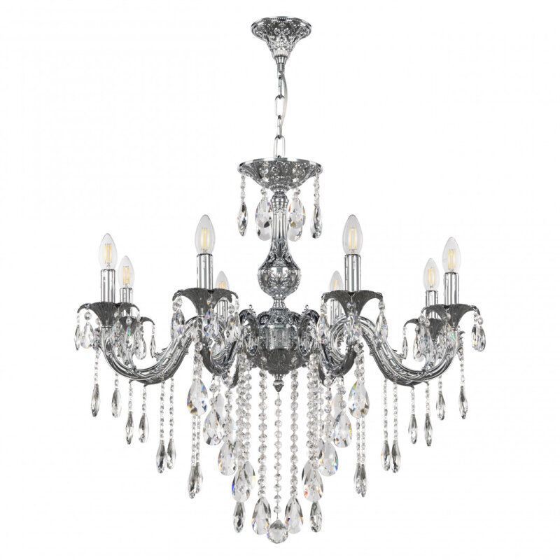 Подвесная люстра Bohemia Ivele Crystal AL7901 AL79101/8/250 B Ni