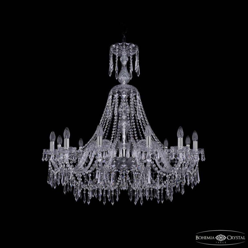Подвесная люстра Bohemia Ivele Crystal 1403 1403/12/360/XL-100 Ni