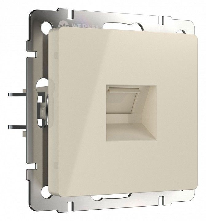 Розетка Ethernet RJ-45 без рамки Werkel слоновая кость W1181003