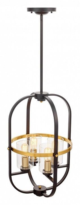 Люстра на штанге LUMINA DECO Monterey LDP 1141-4 BK+MD