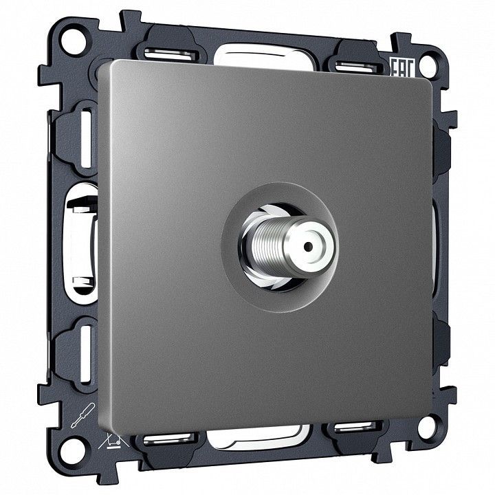 ТВ-розетка без рамки Ambrella Volt ALFA MA663050