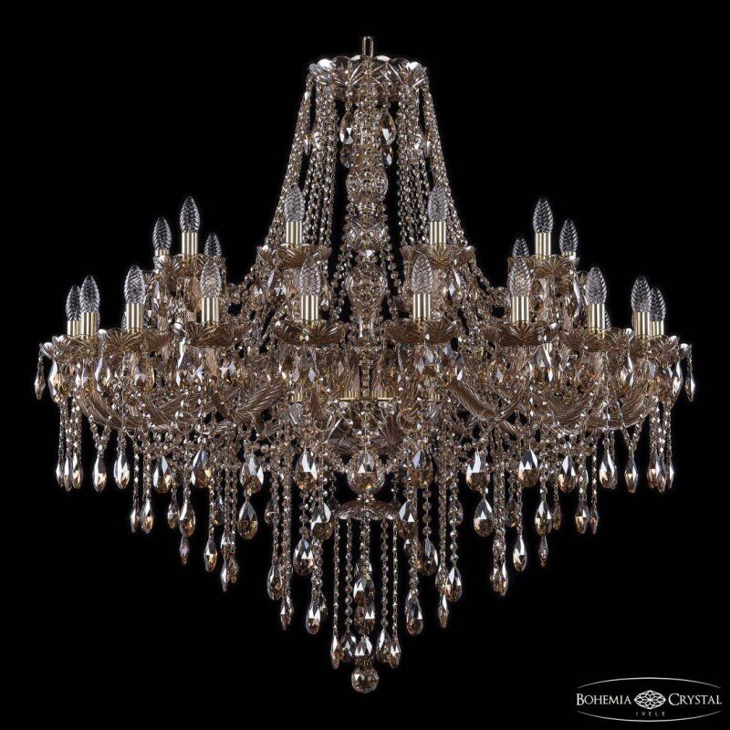 Подвесная люстра Bohemia Ivele Crystal 1415 1415/20+10/400 G M721