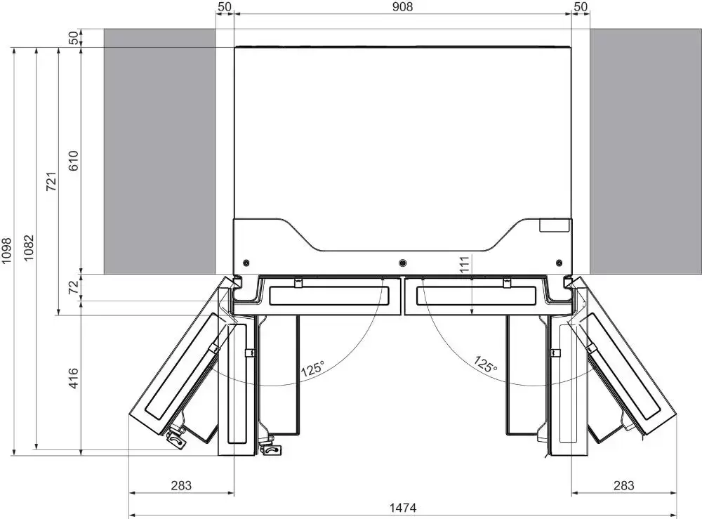 Холодильник Gorenje NRM918FUX