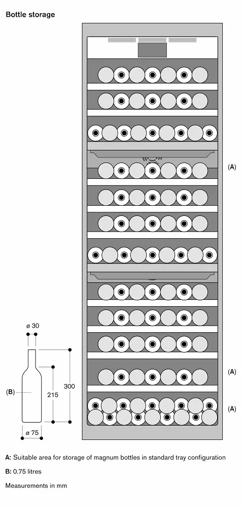 Встраиваемый винный шкаф Gaggenau RW466365