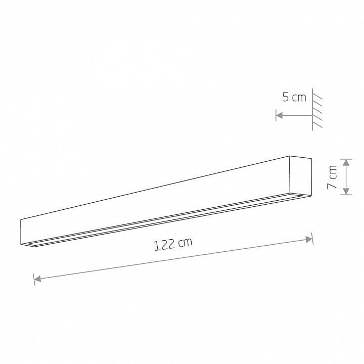 Накладной светильник Nowodvorski Straight Wall LED L 7595