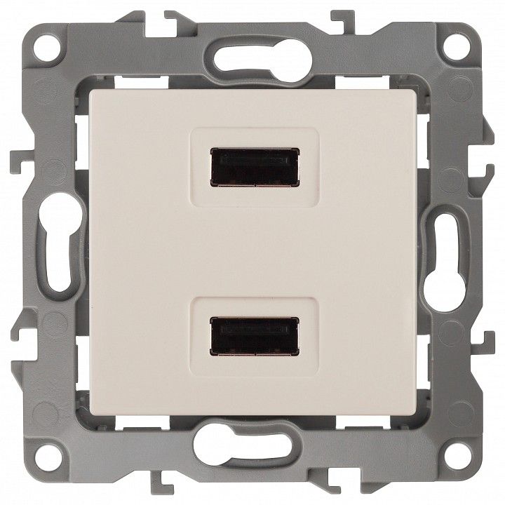 Розетка USB, без рамки Эра Эра 12 12-4110-02