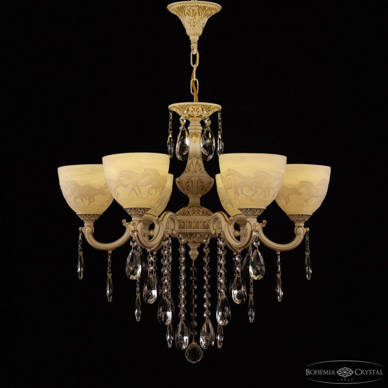 Подвесная люстра Bohemia Ivele Crystal AL7801 AL78101/6/175 B WMG P1 U Horse