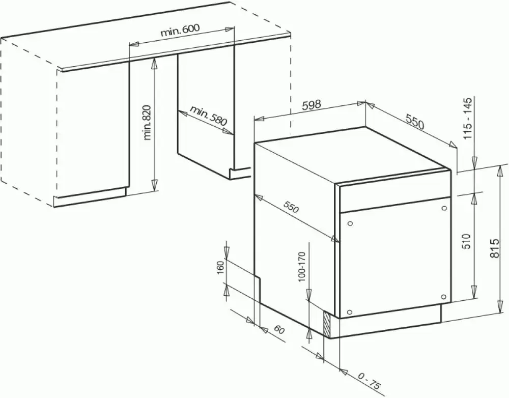Встраиваемая посудомоечная машина Kaiser S60I69XL