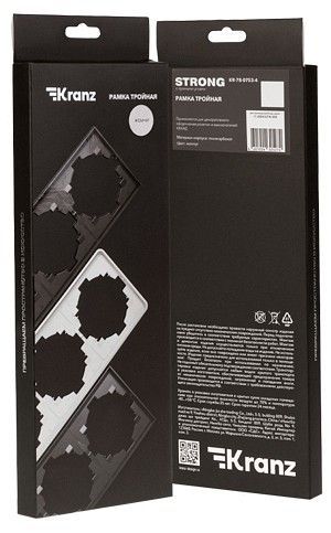 Рамка на 3 поста Kranz STRONG KR-78-0753-4