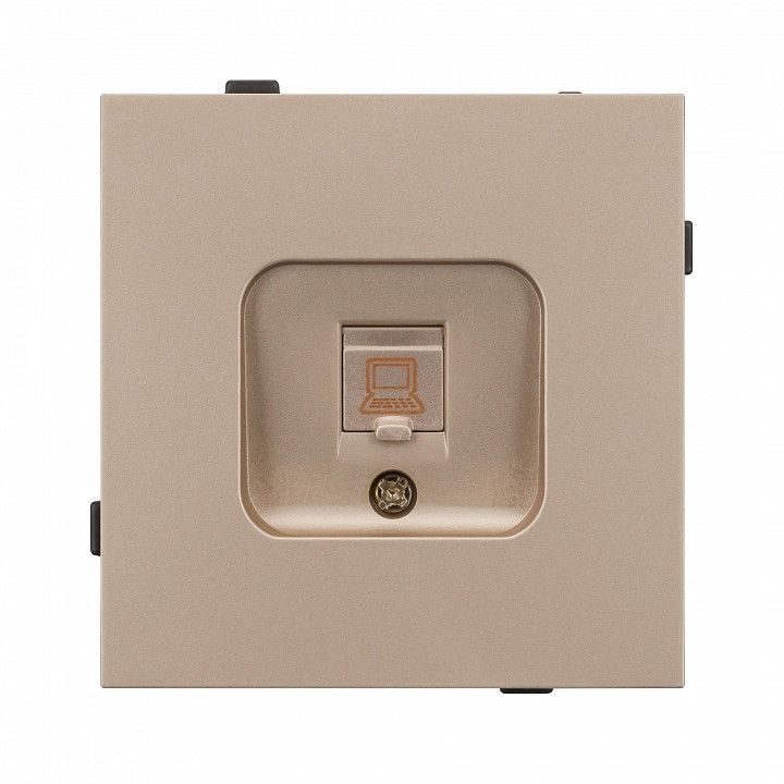 Розетка Ethernet RJ-45 и со шторками, без рамки Arlight SCT-TENDO 054099