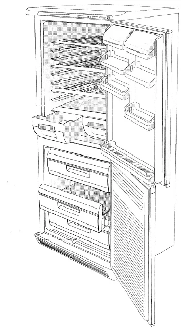 Холодильник Smeg FAB32R7