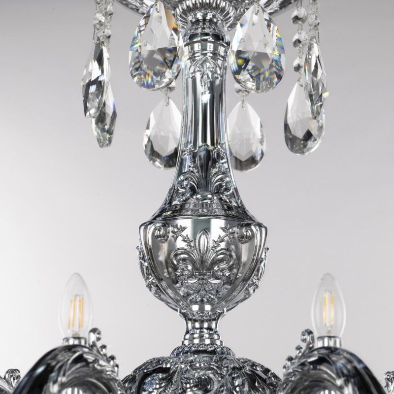 Подвесная люстра Bohemia Ivele Crystal AL7901 AL79101/8/250 B Ni