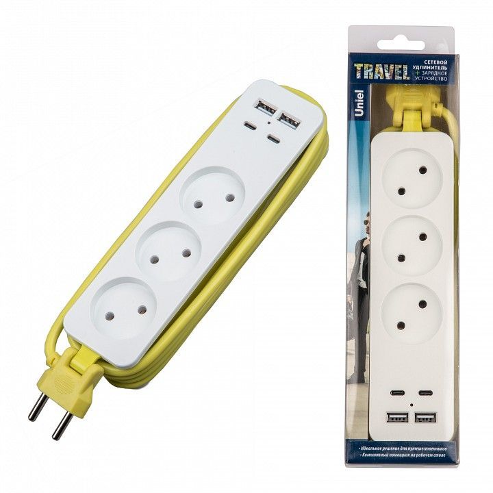 Удлинитель Uniel Travel UL-00011138