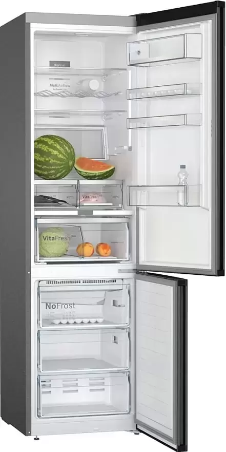 Холодильник с нижней морозильной камерой BOSCH KGN39AX32R