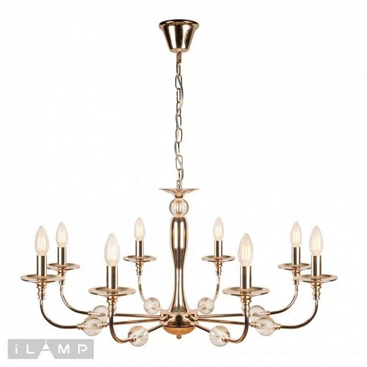Подвесная люстра iLamp Aura 1030-8GD