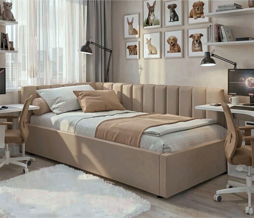 Кровать полутораспальная Milena 1200