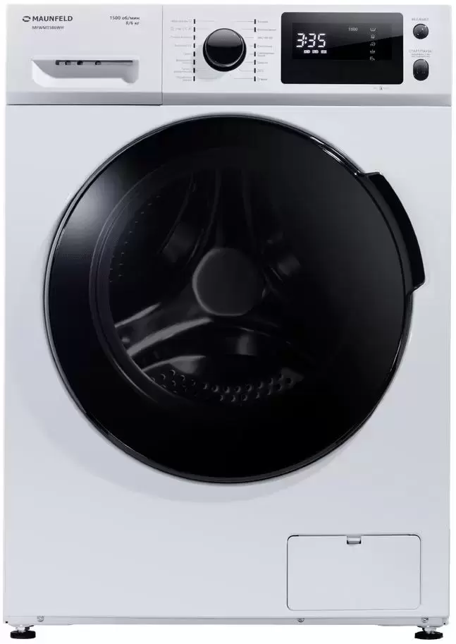 Стиральная машина с сушкой и паром MAUNFELD MFWM1586WH