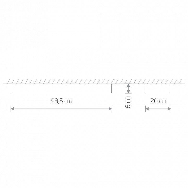 Накладной светильник Nowodvorski Soft Ceiling Led 90x20 7542