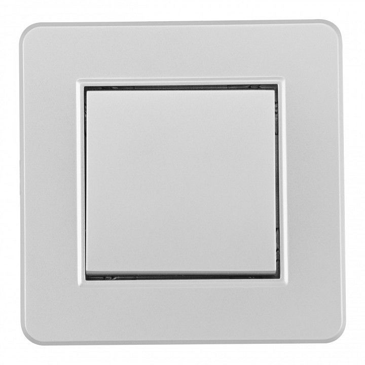 Выключатель одноклавишный Arte Milano SET16-1 SET16-1-30-1 silver