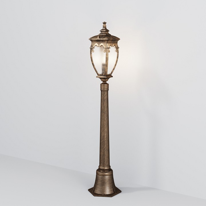 Наземный высокий светильник Maytoni Outdoor Fleur O414FL-01GB1