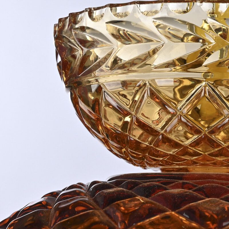 Подвесная люстра Bohemia Ivele Crystal 5478 5478/22 G Amber/M-1F Leafs