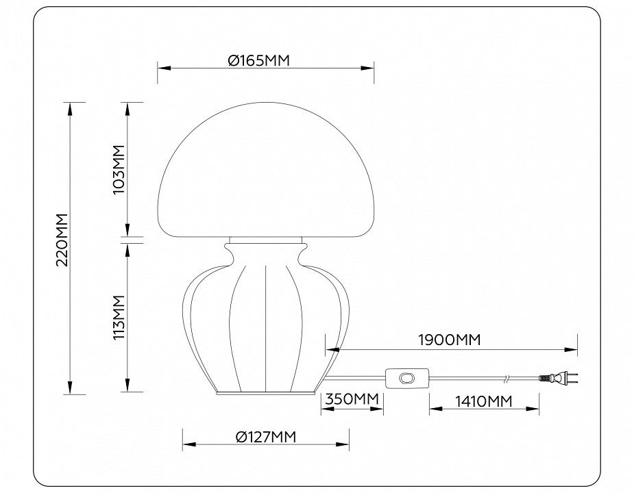 Настольная лампа декоративная Ambrella Light LH LH53249
