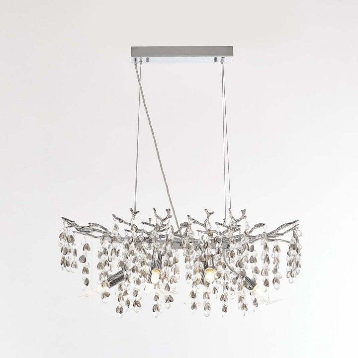 Подвесная люстра Arte Milano Веточка 230210.700.6.E14.H3 CB Clear-Smoky BUT-Clear