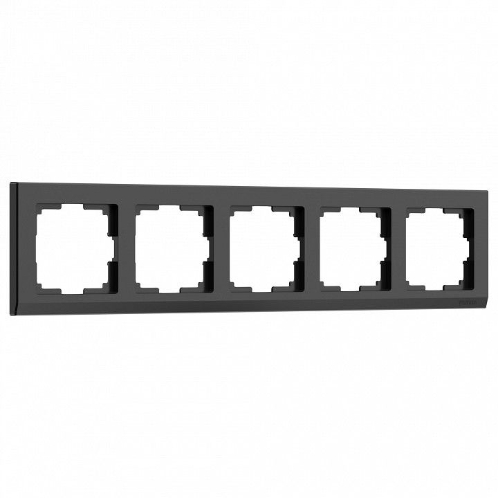 Рамка на 5 постов Werkel Stark (черный) W0051808
