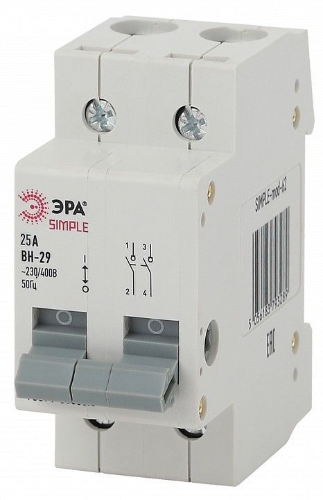 Выключатель нагрузки 2P Эра ВН-29 SIMPLE-mod-60
